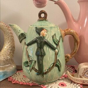 Vintage L. Batlin and Sons Ceramic “Jack and the Beanstalk” Teapot